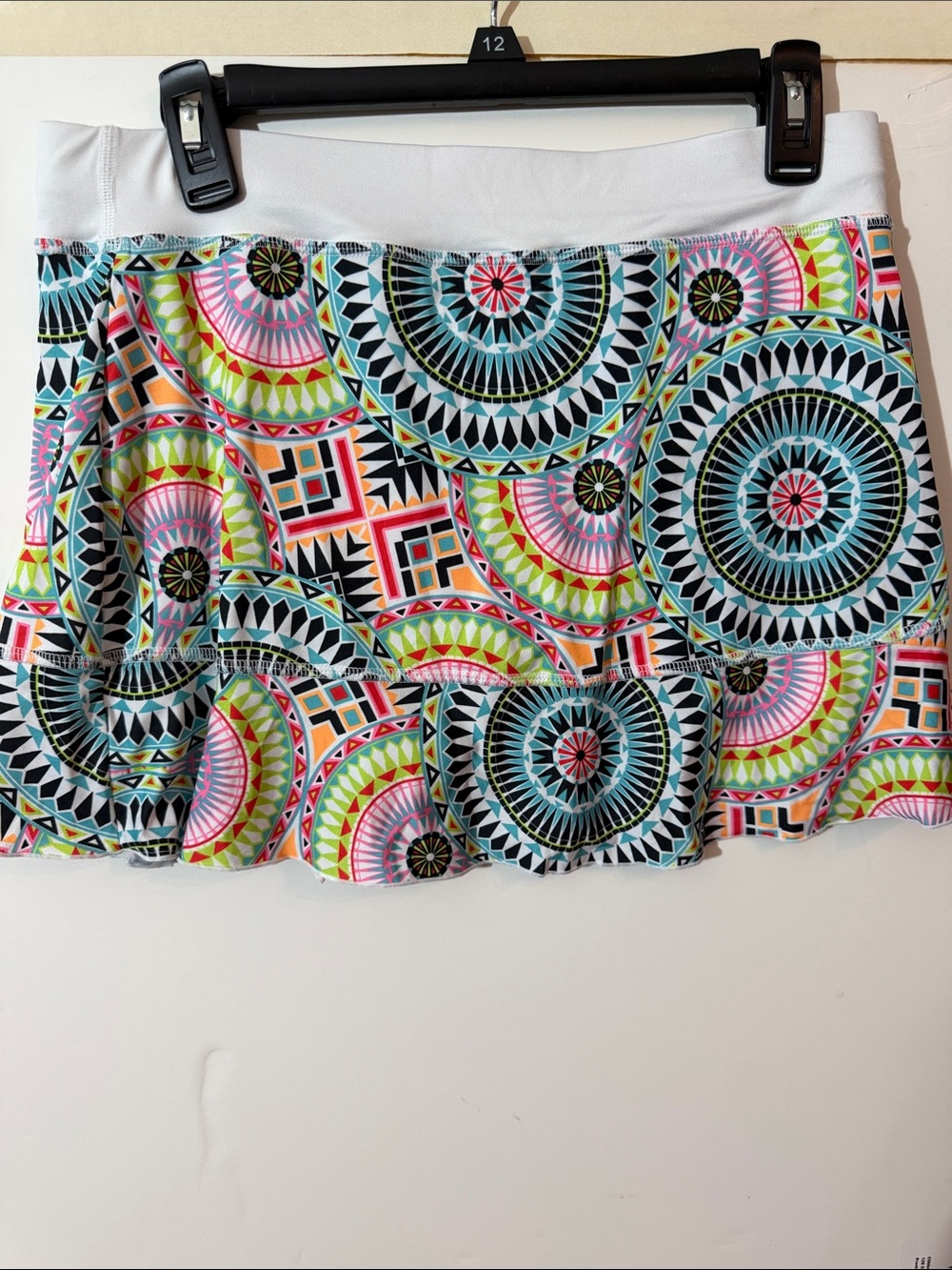 Sofibella Medallion Print Polyester & Spandex Athletic Tennis Skort Size Medium - Picture 6 of 7